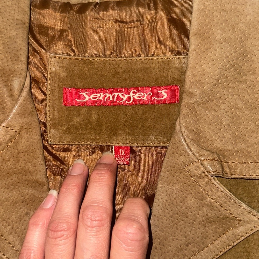 Jennifer J Brown Suede Blazer - Picture 5 of 11